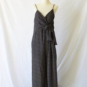 Black Jumpsuit with Wrap Tie (NWT)